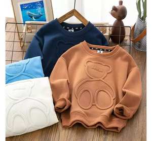 OEM ODM Cotton Blank <b>Crewneck</b> Plain Sweatshirts Original Materials <b>Sweater</b> Men's Sweat Wear Embroidery O Neck Shirt for Men's - Product Image 3