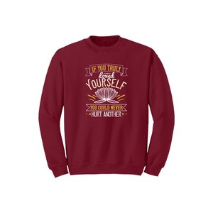 Sudadera de mezcla de algodón con temas de Buda Estampado Estilo informal 12 opciones de color 260-280 Colocación de diseño personalizable GSM pesado - Product Image 4