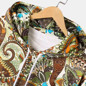 Nouveauté : Sweat à capuche pour homme en sublimation de qualité supérieure, 100 % coton, écologique, respirant, décontracté, à capuche, numérique - Product Image 3