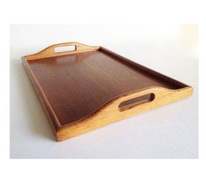 Nouveauté Plateau de service en bois avec poignées réglables Dernier design élégant Plateau de service en bois d'Inde - Product Image 1