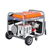 Générateur d'essence portable 5 kW YM6800 190F 420 cc, alternateur en cuivre, démarrage manuel ou électrique, avec kit de roues