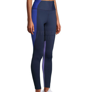 Stock High Quality Women's <b>Yoga</b> <b>Leggings</b> Solid High Waist Elastic Waist Spandex/Polyester Lightweight Breathable Full Length - Product Image 2