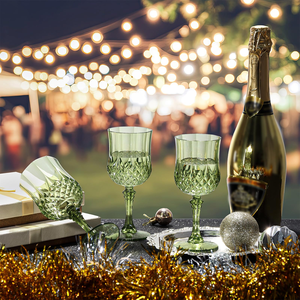 Calici in Vetro Cristallino Retrò Personalizzati per Eventi e Feste, <span class=keywords><strong>Bicchieri</strong></span> <span class=keywords><strong>Vintage</strong></span> per Vino per Ricevimenti di Nozze - Product Image 5