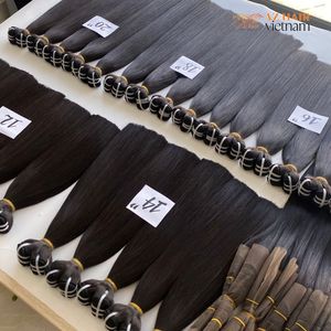 ผมต่อแท้ 1B สต็อกสินค้าขายส่ง ผมเวียดนามแท้ 100% สีธรรมชาติ ตรงแบบกระดูก ซุปเปอร์ดับเบิ้ลดรอน เกรด 12A - Product Image 2