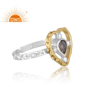 Best Selling 925 Sterling Silver Natural <b>Labradorite</b> Gemstone <b>Ring</b> Custom Jewelry For Women Gift For Her - Product Image 4