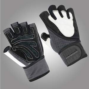 Guantes de fitness ligeros con protección de palma para levantar y entrenar guantes de fitness con muñequera - Product Image 3