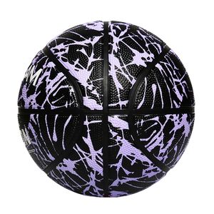 Black Size 5 Pebbled Rubber <b>Basketball</b> for Youth with Fashion Design, Excellent Grip, Custom Logo Print for Campaigns - Product Image 3