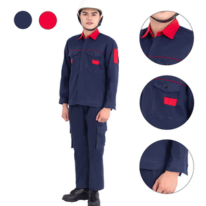 High Quality Customizable <b>Construction</b> Welding Workwear <b>Uniforms</b> Breathable Set OEM/ODM Flame-Retardant Fabric Available - Product Image 1
