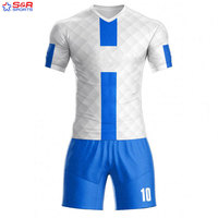 Uniformes de Fútbol Personalizados de Alta Calidad para Hombre, Precio al por Mayor, Diseño por Sublimación, Uniformes de Fútbol con Sublimación Completa, MOQ Bajo, para Clubes