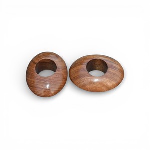 Anillo de Servilleta de Madera Hecho a Mano con Diseño de Triple Ranura para una Decoración de Mesa Rústica y Elegante, Único - Product Image 3