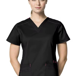 Uniforme de enfermera médica para mujer Juegos de fregado de tela tejida superior para hospitales Servicio OEM disponible - Product Image 1