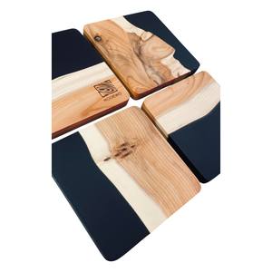 Handmade Rustic Wooden Coaster Decorative Drink <b>Cup</b> <b>Mats</b> OEM Factory Vietnam - Product Image 1