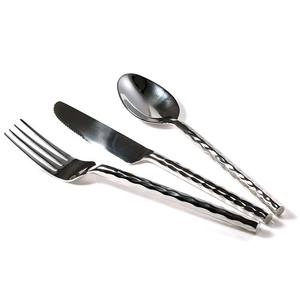 Juego de servidor de ensaladas de acero inoxidable chapado en oro con mango, con aspecto moderno, para el hogar y la boda, Portugal - Product Image 4