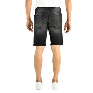 Pantalones cortos de mezclilla personalizados de alta calidad para hombre con bordado y decoración de bolsillos Patrón de impresión lavada Logotipo de diseño personalizado aceptado - Product Image 4
