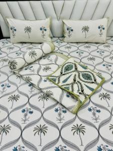 Juego de ropa de cama Estilo moderno Acolchado Reversible Edredón de cama doble con estampado Jaipuri Juego de sábanas de tamaño tipo de cama - Product Image 3