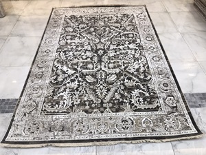 Super Exclusive Turkish Chenille Cotton Abstract Area Rugs Produced by Goldenmoon Carpets Customizable Eco Friendly Set - Product Image 2