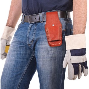 Organisateur d'outils à crochet mural en cuir robuste pour atelier et garage - Product Image 4