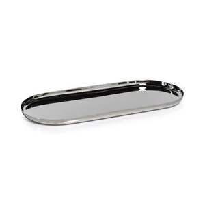Elegant stainless steel serving <b>tray</b> <b>with</b> polished <b>mirror</b> finished for stylish food presentation in hotels and homes - Product Image 4