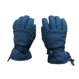 ถุงมือเล่นสกีสำหรับผู้ชายกันลมและกันน้ำหนังให้ความอบอุ่นสูงวัสดุคุณภาพดีทนทาน - Product Image 4