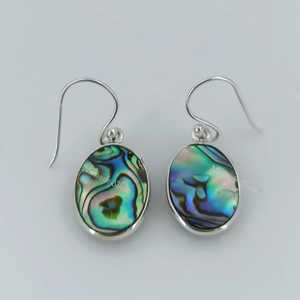 Handmade 925 Sterling Silver Dangle Earrings Blue Paua <b>Abalone</b> <b>Shell</b> Jewelry Natural Blue Color Fashionable Design - Product Image 3