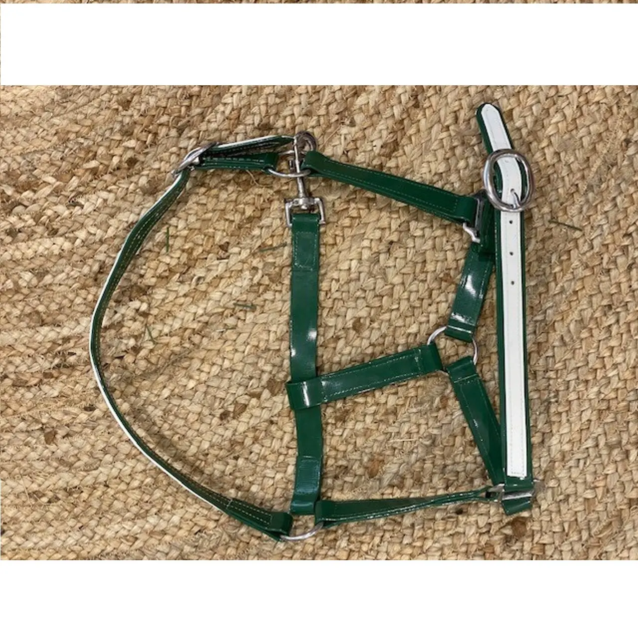 Холтер из ПВХ, зеленые и белые коврики для лошадей, объясненные коврики для лошадей, ebay, Австралия