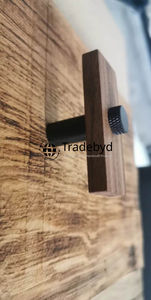 Tradebyd Boutons de tiroir en bois sculptés artistiques Poignées d'armoire faites à la main pour une décoration intérieure élégante - Product Image 2