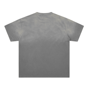 เสื้อยืดโอเวอร์ไซส์ผ้าฝ้าย 100% หนานุ่ม ขายดี พิมพ์ลายตามสั่ง สตรีทแวร์ผู้ชาย กันยับ - Product Image 5