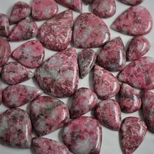 Meilleure qualité naturelle Thulite Cabochon pierre précieuse en vrac pour la fabrication de bijoux de guérison en cristal lot de bijoux Thulite sains - Product Image 2