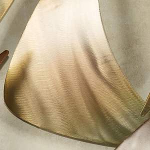 Sculpture murale abstraite multi métallique fabriquée à la main Décoration d'art moderne en métal - Product Image 2