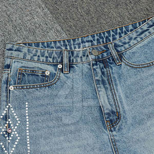 New Arrival Premium Designer Street Style Clothing Rhinestone <b>Men</b> Jeans <b>Shorts</b> For <b>Long</b> Lasting Use - Product Image 4