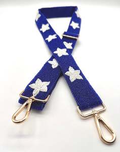 Correa de Bolso Bordada con Cuentas de Semillas Hecha a Mano Personalizada para Moda, Correa de Bolso Bordada con Cuentas Coloridas con Correa de Hombro Ajustable - Product Image 2