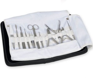 Ensemble d'instruments chirurgicaux de podologie en acier inoxydable manuel - Product Image 2
