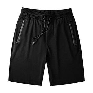 Shorts de sport personnalisés pour hommes 100% coton Logo avant Écologique Séchage rapide Tissu respirant Usine de vêtements de sport OEM - Product Image 6