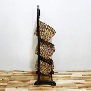 Artex Dong Thap Factory Porte-revues en jonc de mer fait à la main Organisateur de stockage décoratif naturel pour les intérieurs de maison et d'hôtel - Product Image 4