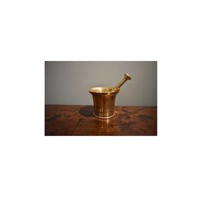 Mortero de latón de alta calidad con forma redonda, mortero de latón personalizado de tamaño exclusivo - Product Image 3