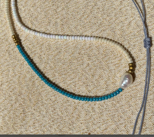 Natural Pearl Beads Necklace Choker (adjustable) /Bracelet / Fresh Water <b>Chain</b> Anniversary Gifts for Mom Lover - Product Image 2