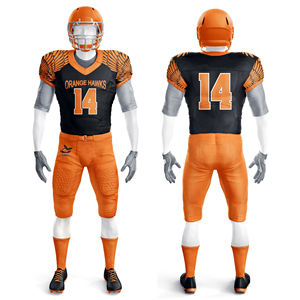 Diseña tu propio uniforme personalizado de fútbol americano de alta calidad 7 acolchado liso en blanco color personalizado profesional de fútbol americano - Product Image 6