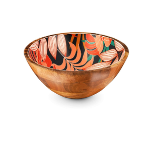 Centerpiece Wood and <b>Printed</b> Bowl Modern Luxury Serving Bowl Fruit <b>Plate</b> Centerpiece Decorative - Product Image 5