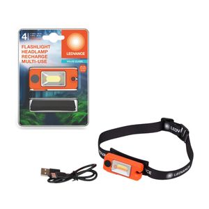 Lampada frontale a LED ricaricabile con luce rossa 1,3W 80 Lm 4000K (Ledvance 175701) - Product Image 1