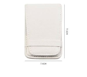 Lot de 4 pinces à cils plates inclinées avec logo personnalisé et étui en cuir pour l'épilation des sourcils - Product Image 2