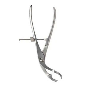 Forceps à os en acier 255, mâchoire réglable manuellement, fixation par filetage, largeur 11 mm, non stérile, certifié CE classe I par SurgiRight - Product Image 6