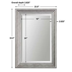 Miroir d'habillage rectangulaire mural moderne décoratif hôtel appartement salon chambre couloir décoration murale mariage - Product Image 3