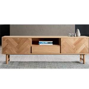 <b>Modern</b> Industrial High Quality Teak Wood Side Cabinet for Home Solid and Strong with Storage Features <b>Bed</b> Furniture - Product Image 2