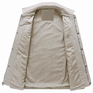 OEM Customized Service Cotton Fabric Breathable Long Sleeves <b>Canvas</b> Men's <b>Jackets</b> Man <b>Jackets</b> <b>Jacket</b> for man - Product Image 3