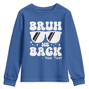 Sudadera con gráfico de hombros caídos inspirada en Athleisure con arte abstracto y puños acanalados en contraste hechos en Pakistán - Product Image 3