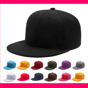 Gorro Snapback de poliéster/algodón unisex de alta calidad, ala plana equipada con logotipo bordado impreso personalizado para deportes y Hip Hop - Product Image 5