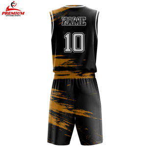 Wholesales Blank Latest Sublimated 100% Polyester Made Custom Basketball Jersey New Design Cheap Basketball Uniform Supplier - Product Image 2