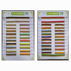 Venta al por mayor oro plata alta calidad ajuste personalizado Multicolor Solubilidad en agua Ajuste de encaje metálico Ajuste de encaje para novia encaje vintage - Product Image 5