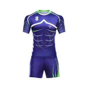 Venta al por mayor de secado rápido transpirable uniforme de rugby Venta en línea uniforme de rugby hecho en Pakistán uniforme de rugby - Product Image 1