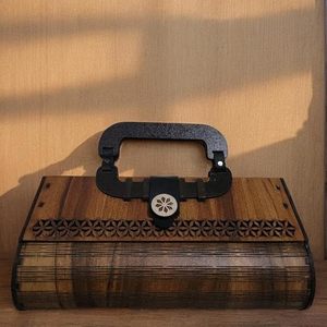 Elegante Bolso de Mano de Madera Hecho a Mano, Minimalista, Casual, Formal, para Mujer, Bolso de Alta Calidad de Aaliyan Impex, Clásico/Moderno, Personalizado - Product Image 1